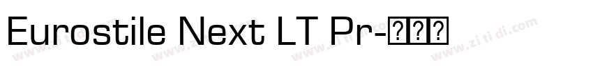 Eurostile Next LT Pr字体转换